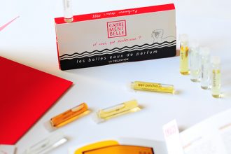 the discovery set, our sample box, reviewed on Oriane's blog